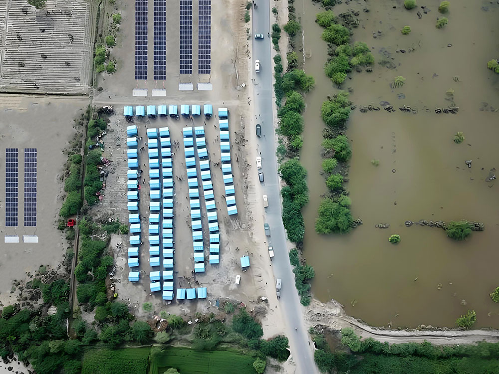 Solar Power Containers for  Disaster relief and rescue