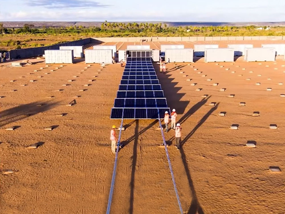 Solar Power Containers for Infrastructure