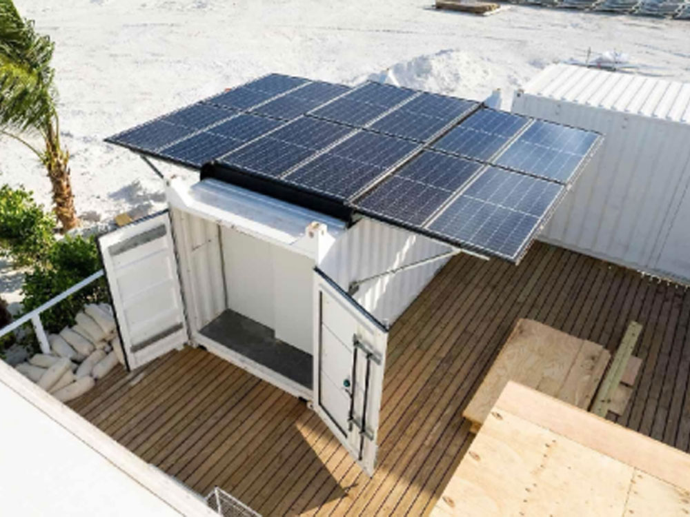 Solar Power Containers for Self provided power supply